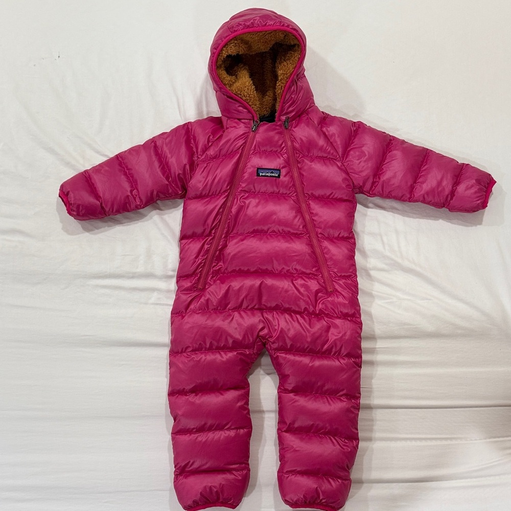 Patagonia Fuchsia Infant Snowsuit